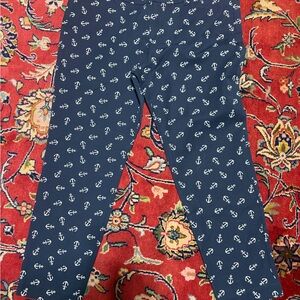 Old Navy Navy Anchor Print Leggings